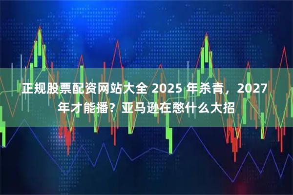 正规股票配资网站大全 2025 年杀青，2027 年才能播？亚马逊在憋什么大招
